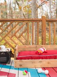Putting pallets in a baby's room is an even worse idea (i cringe every time i open pinterest and see this). Upcycle Wood Pallets Into A Cozy Outdoor Dog Bed Hgtv