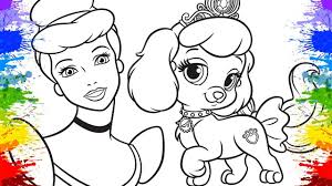 As meninas são apaixonadas pela bela do filme a bela e a fera. Colorindo Princesa Cinderela Desenho Em Portugues Palace Pets Desenho De Princesas Friendly Videos Youtube