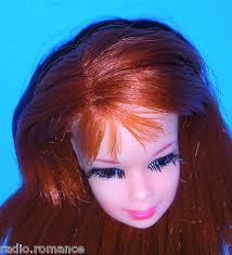 Vintage Mod 1968 Copper Penny Redhead Stacey doll Head TLC Japan