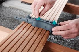 The decking easily clicks together in whatever combination your imagination chooses to enhance these outdoor flooring tiles are a great option to continue the look of wooden furniture or railings. Deck Flooring Drilling Set 3 Pcs Wooden Deck Construction Products Wolfcraft Site