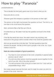 Party Time Funsubstance Paranoia Game Scary Games To Play This Or That Questions