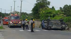 Passengers injured after car crashes near Jeffrey Gas Station - Antigua  News Room