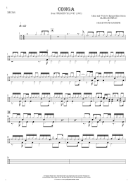 Conga Notes For Drum Kit