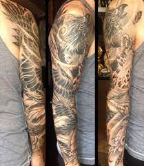 Dragon and phoenix are often related with each other and both of them are related with the sun god due to their association with fire. 7 Tattoos Ideas Tattoos Half Sleeve Tattoo Phoenix Tattoo Design