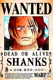 Water law usopp one piece, vol. Wanted Poster The Yonko Shanks 4 Billion Berrys One Piece Chapter One Piece Bounties Comic Book Cover