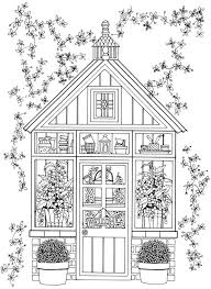 I've gathered some amazing free printable coloring pages for adults that you will love. Creative Haven Whimsical Gardens Coloring Book Coloring Page 1 Welcome To Dover Publications Kostenlose Ausmalbilder Malbuch Vorlagen Malvorlagen