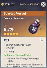 This Artifact Set Is So Op!! Emblem Of Severed Fate Math - Youtube