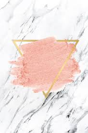 Black And White Marble Background Free Pastel Pink Paint With A Gold Triangle Frame On A White Marble Background Vector Free Image By Rawpixel Com M Floral Print Wallpaper Pink Paint Pastel Pink