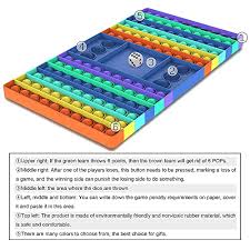 Levels keep on increasing and the bubbles will be a lot more to pop. Pnirya Big Pop Game Board Toy Rainbow Chess Board Push Bubble Popper Fidget Sensory Toys For Parent Child Time Interactive Jumbo Stress Relief Figetget Toy To Play With Friends Pricepulse