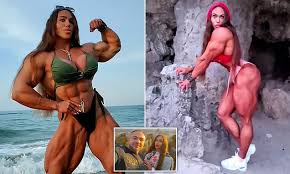 Russian World Champion Bodybuilder Hails Her Husband Daily Mail Online