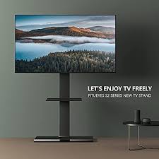 Über 80% neue produkte zum festpreis; Fitueyes Floor Tv Stand With Swivel Mount For 50 80 Inch Large Lcd Led Tvs Tall Corner Tv Stands For Bedroom And Living Room Easy To Assemble Hold Up To 110 Lbs Black Tt208001mb Pricepulse