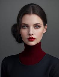 Black sweater with red lips deals