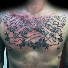 Top 99 Sacred Heart Tattoo Ideas 2021 Inspiration Guide Sacred Heart Tattoos Broken Heart Tattoo Tattoo Designs Men