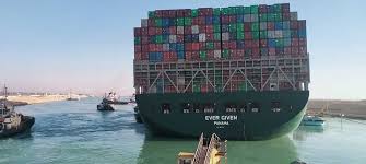 Close to 14,000 vessels use the route every year. Ever Given Container Ship Starts To Move In Suez Canal News Photos Gulf News