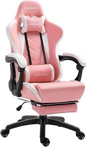 dowinx gaming chair ergonomic racing style recliner with massage lumbar support office armchair for computer pu l gamer room decor gamer chair cute room decor
