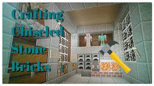 Since making the chiseled stone brick is a long procedure, the reason being the multiple processes required in between. Minecraft How To Craft Chiseled Stone Bricks Youtube