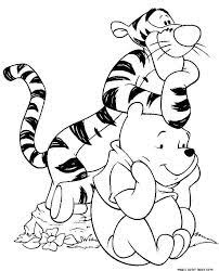 Winnie The Pooh Coloring Pages Free Tiger Cartoon Coloring Pages Coloring Books Disney Coloring Pages