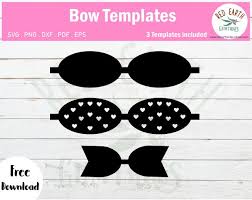 Butterfly bow | free template & cut file butterfly bows sized at 3.5 inches. 3 5 Inch Hair Bow Template Svg Cricut Pdf Printable Clip Art Art Collectibles Aabenthus Cbs Dk