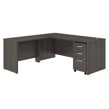 Memory foam mattress consumer reports metal bed frame full mid century chest of drawers modern bathroom vanities for sale bush furniture somerset ash gray 72w l shaped desk with hutch. Studio C 72w L Shaped Desk With Drawers In Storm Gray Engineered Wood Stc007sgsu