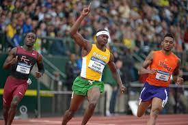 Knighton clocked 20.11 seconds at an american track league meet. Trayvon Bromell In 9 Spikes