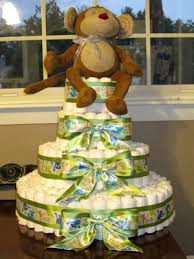 Jungle Babies Diaper Cake