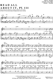 Read All About It Pt Iii Klavier Gesang Emeli Sande Pdf Noten Klick Auf Die Noten Um Reinzuhoren Noten Und Klavier Saxophon Noten Gitarre Noten