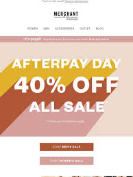 Gird your wallets because afterpay day 2020 has officially started today and will end at 11:59pm on. Merchant 1948 Au Afterpay Day Milled