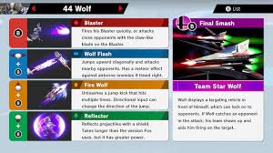 Use our guide and maps to find, defeat and unlock every fighter. Wolf Super Smash Bros Ultimate Unlock Stats Moves