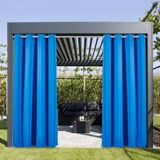 Maybe you would like to learn more about one of these? Cross Land Indoor Outdoor Curtains Grommet Top Waterproof Windproof Blackout Outdoor Drapes For Porch Gazebo Privacy 2 Panel W54xl108 Azure Walmart Com Walmart Com