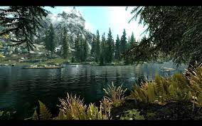 Skyrim Landscape Fantasy Landscape Landscape Skyrim