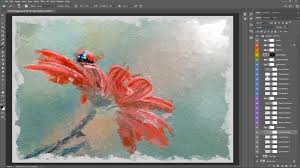 Adobe has the free photoshop express program that you can use as a photoshop alternative if you don't want to pay for their full software. Painterly Action Set