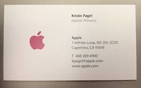 Former Apple Security Engineer To Apple Fix Your Sh T Google Business Card Business Card Design Creative Name Card Design
