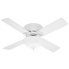 48 Flush Mount Ceiling Fan Ceiling Fan Glass Lighting