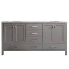 This vanity is just 48 wide, the size if you're putting your double vanity into a bathroom shared by two or more family members it's shown in the 80 inch version but can be scaled up or down depending on the size of your space. 54 Inch Double Vanity Wayfair