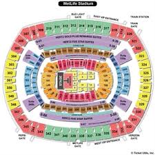 Metlife Stadium Seating Chart One Direction