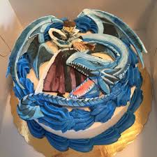 50 Shades Of Blue Eyes White Dragon Character Cakes Its My Birthday