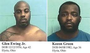 TWO ELYRIA MEN ARRESTED FOR TRAFFICKING COCAINE Elyria Police Narcotics  Unit arrested Keeon Green and Glen Ewing Jr. following a traffic stop