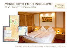 Room Morgenrotzimmer Ringelblume Hotel Steiger