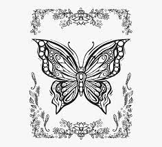 Monarch butterfly background printable coloring page. 611 X 782 Printable Coloring Pages For Adults Butterflies Hd Png Download Transparent Png Image Pngitem