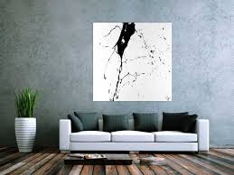Kunstdrucke auf leinwand aus verschiedenen. Abstrakte Gemalde In Schwarz Weiss Online Kaufen