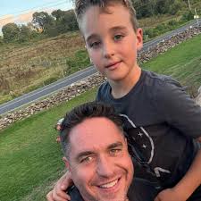 Nathan getting the stubble in order for next year