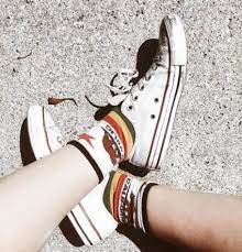 Trendy How To Wear Converse With Socks All Star 40 Ideas High Socks Outfits Socks Sneakers Converse