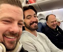 On the RAGBRAI trail with Archbishop-elect Zinkula… Photo 1:  Archbishop-elect Thomas Zinkula rides into Muscatine