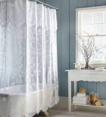 The lace is a mesh tulle lace, but very, very soft. Lace Shower Curtain Ideas On Foter