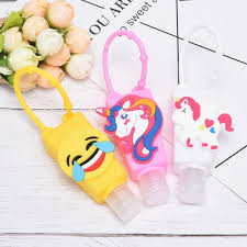 Personalized hand sanitizers make practical favors for any baby shower, gender reveal, or even a sip and see! Portable Cartoon Silicone Bath Baby Shower Hand Sanitizer Holder Empty Bottle Buy From 2 On Joom E Commerce Platform