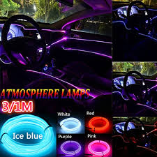 1 3m El Wire Car Led Strip Light For Neon Party Decoration Light Bicycle Dance Lamp 12v Waterproof Strips Lamps Interior Flexible Does Not Include Driver Wish