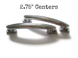 79 5% coupon applied at checkout save 5% with coupon Clearance Pair Of Vintage Chrome Kitchen Cabinet Handles Etsy Kitchen Cabinet Handles Chrome Kitchen Cabinet Handles