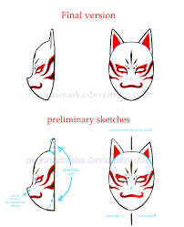 Pin By Leah Walton On Just In 2020 Kitsune Mask Anbu Mask Drawn Mask