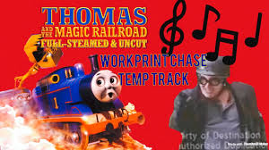 The voices are done by myself, twistedtom, brendenreis10 and calebtrain. Thomas And The Magic Railroad Workprint Chase Temp Track Pt Boomer Chase Music Youtube