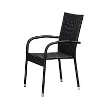 Patio Sense Morgan Outdoor Wicker Chair Black 63166 Best Buy Metal Patio Chairs Outdoor Wicker Chairs Patio Dining Chairs